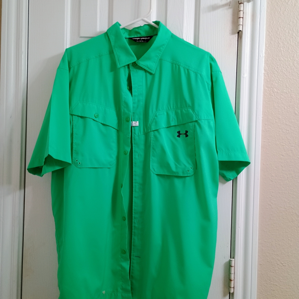 Under Armour Bright Green Athletic Top
